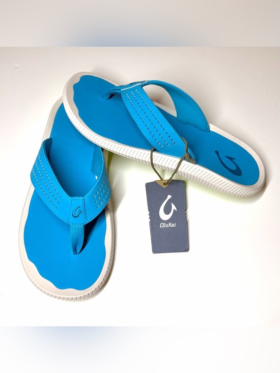 OluKai Other - OluKai Ulele Men's Beach Sandals in Tropic Blue / Water Ready Size - 11